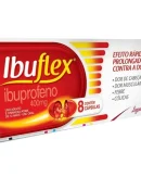 IBUFLEX (IBUPROFENO) 400MG CX 8CAPS GEL
