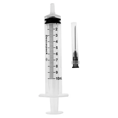 SERINGA 10ML C/ AGULHA