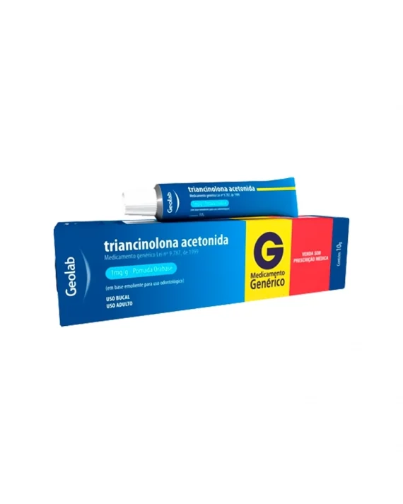 TRIANCINOLONA ACETONIDA 1MG POM BUCAL/ORABASE 10G